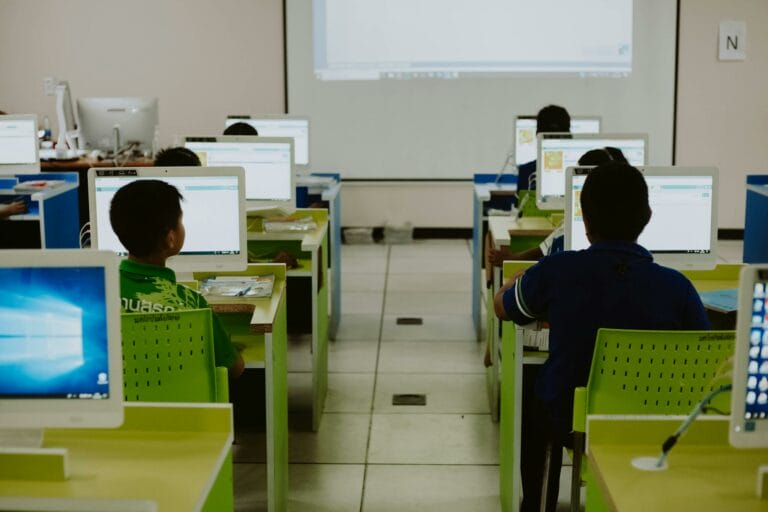 Students Sitting in the Classroom